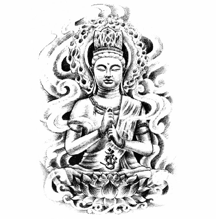 Buddha Tattoo Commission by Arahiriel on DeviantArt
