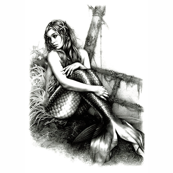 Mermaid Thalia the Muse Drawing by Marjorie Smith - Pixels