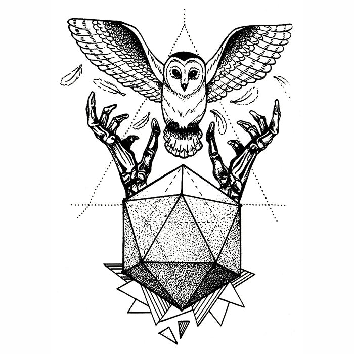 Little owl 🦉💃 | Owl tattoo small, Mens owl tattoo, Geometric tattoo