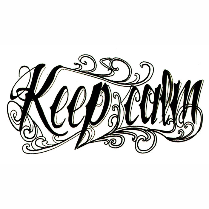 Keep calm and enjoy reality - Tattoogrid.net