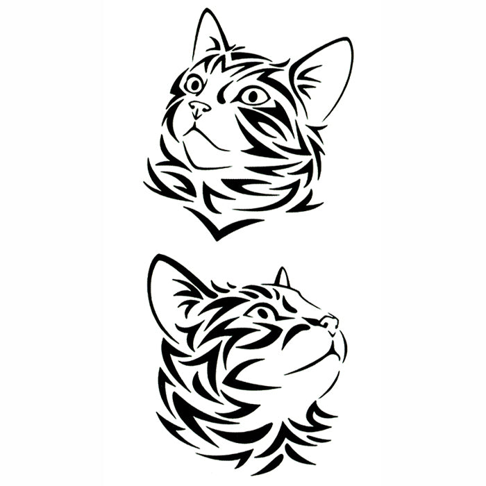 Cat Tribal Tattoo Design Stock Vector  RoyaltyFree  FreeImages